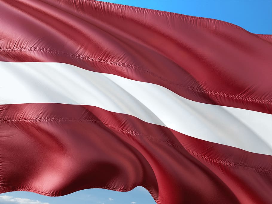 international, flag, latvia, north-eastern europe, red, textile, HD wallpaper