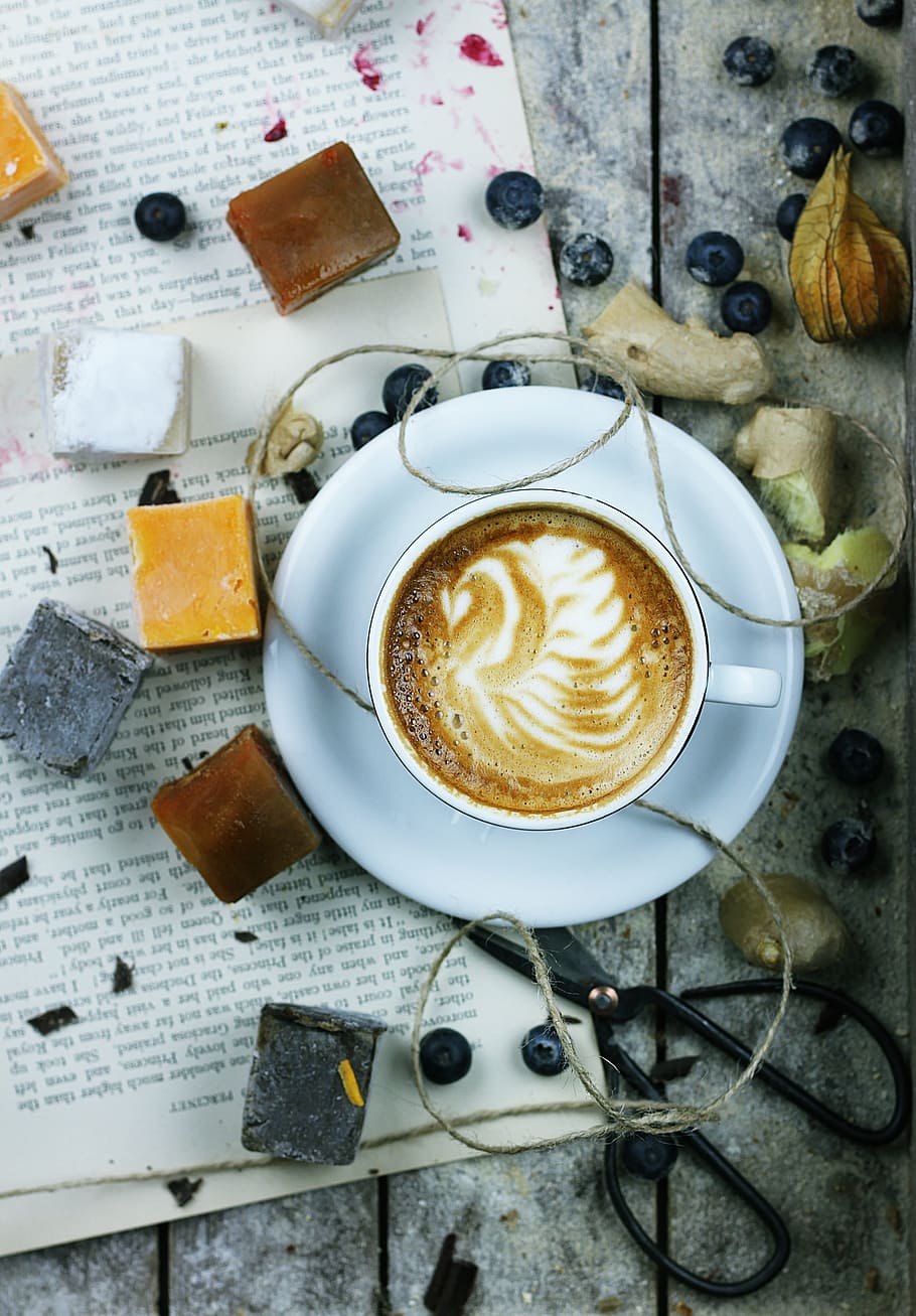 white ceramic teacup and saucer, caffeine, coffee, drink, mug HD wallpaper