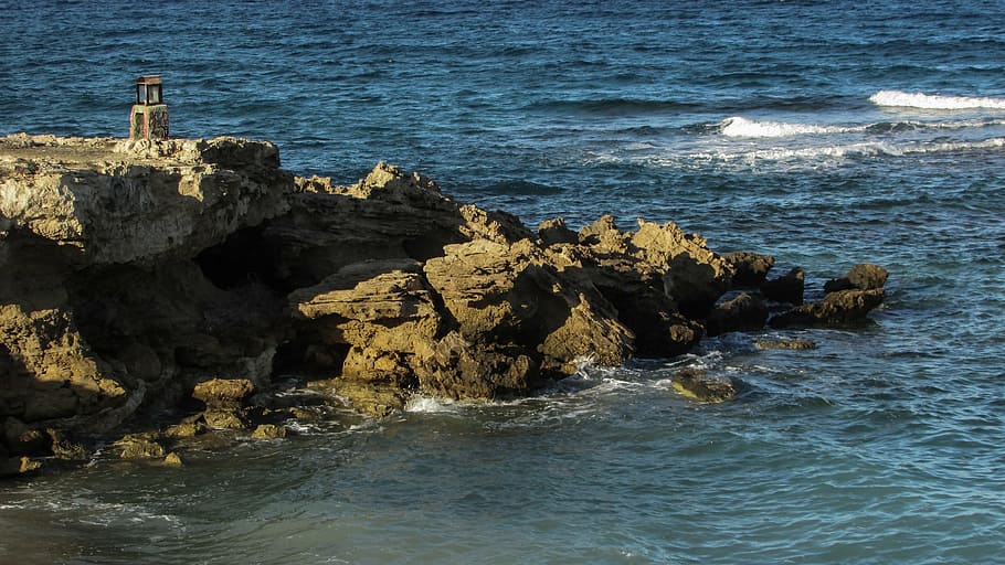 cape, view point, landscape, sea, coast, scenery, kapparis HD wallpaper