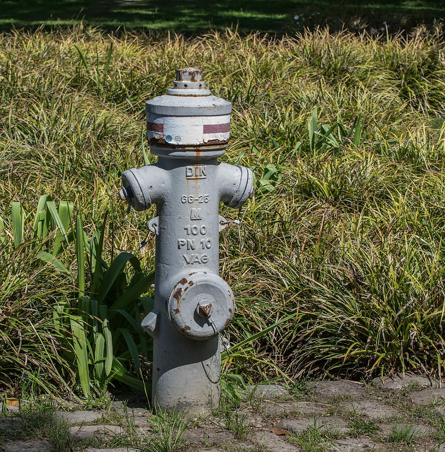 hydrant, water, grass, water hydrant, water supply, firefighter hydrant HD wallpaper