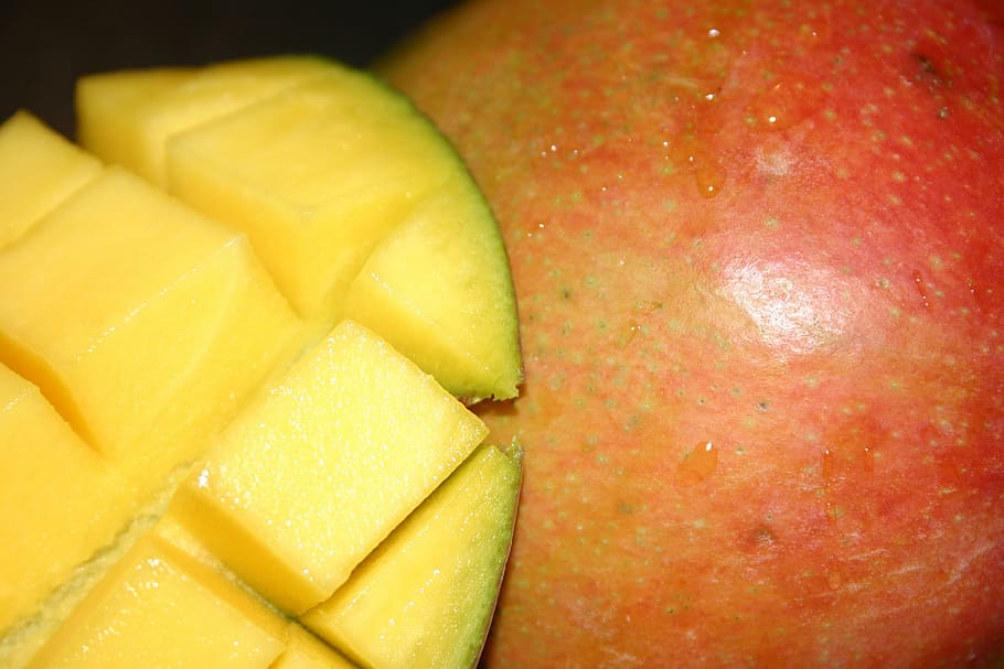 mango, fruit, eat, food, nutrition, feed, frisch, vitamins HD wallpaper