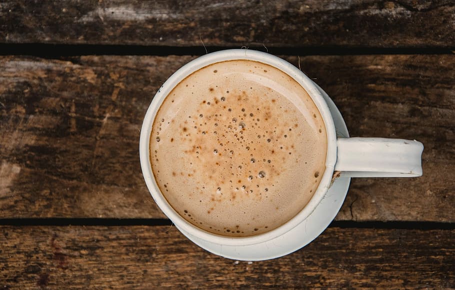 white mug on saucer, Coffee, Layout, Rest, Cafe, Teacup, the drink HD wallpaper