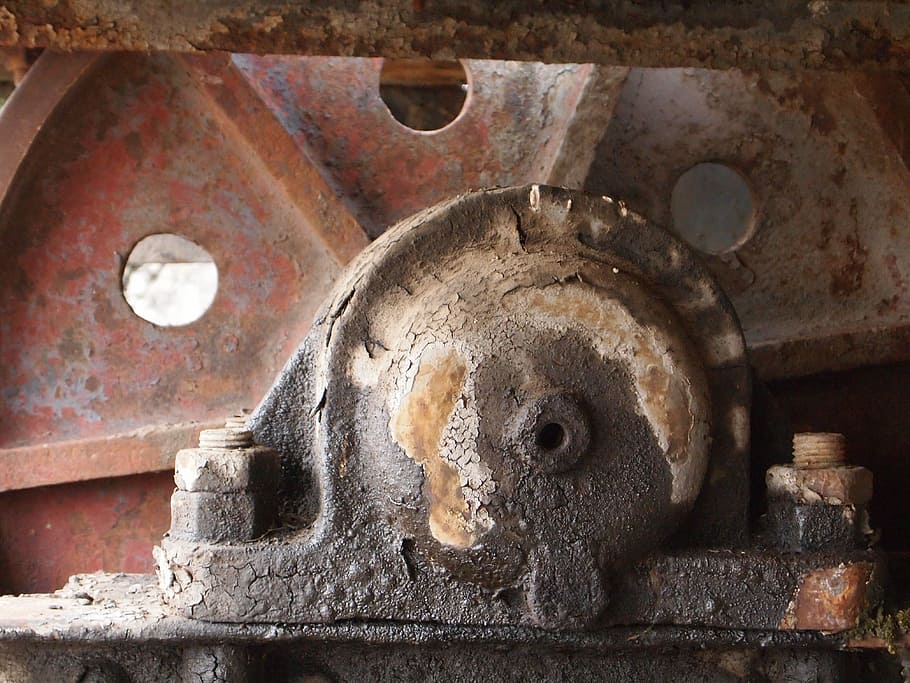 Iron, Machine, Wheel, Gear, Old, rusty, mechanism, machinery HD wallpaper