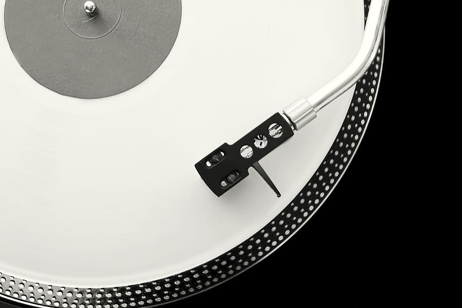 Turntable record player, technology, music, disk, single Object, HD wallpaper
