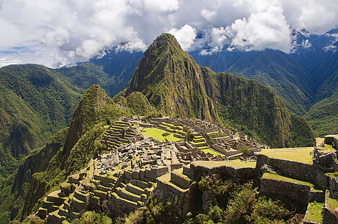 HD wallpaper: Machu Pichu, machu picchu, machu picchu, peru, mist, inca ...