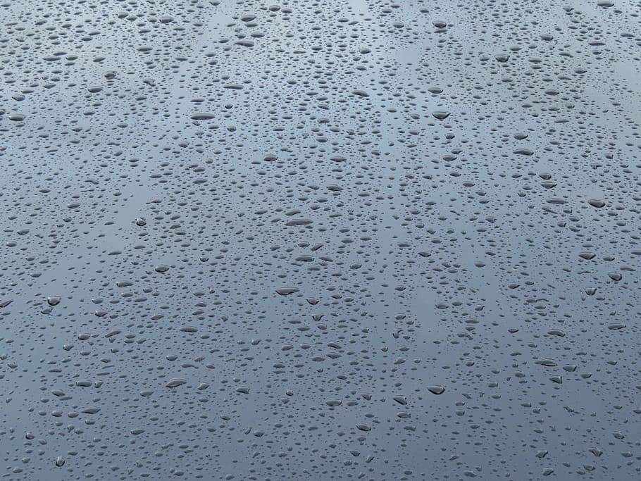 raindrop, run off, wet, shine, paint, black, backgrounds, full frame HD wallpaper