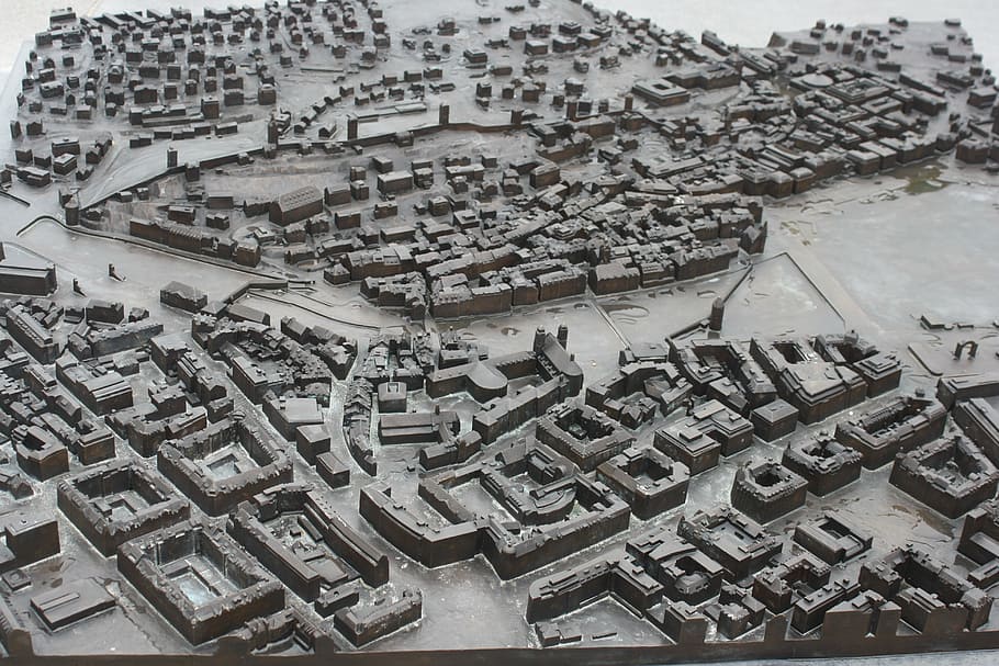 model, lucerne, switzerland, architecture, airplane city, built structure HD wallpaper