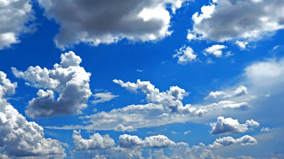 Cloudy Blue Sky Background