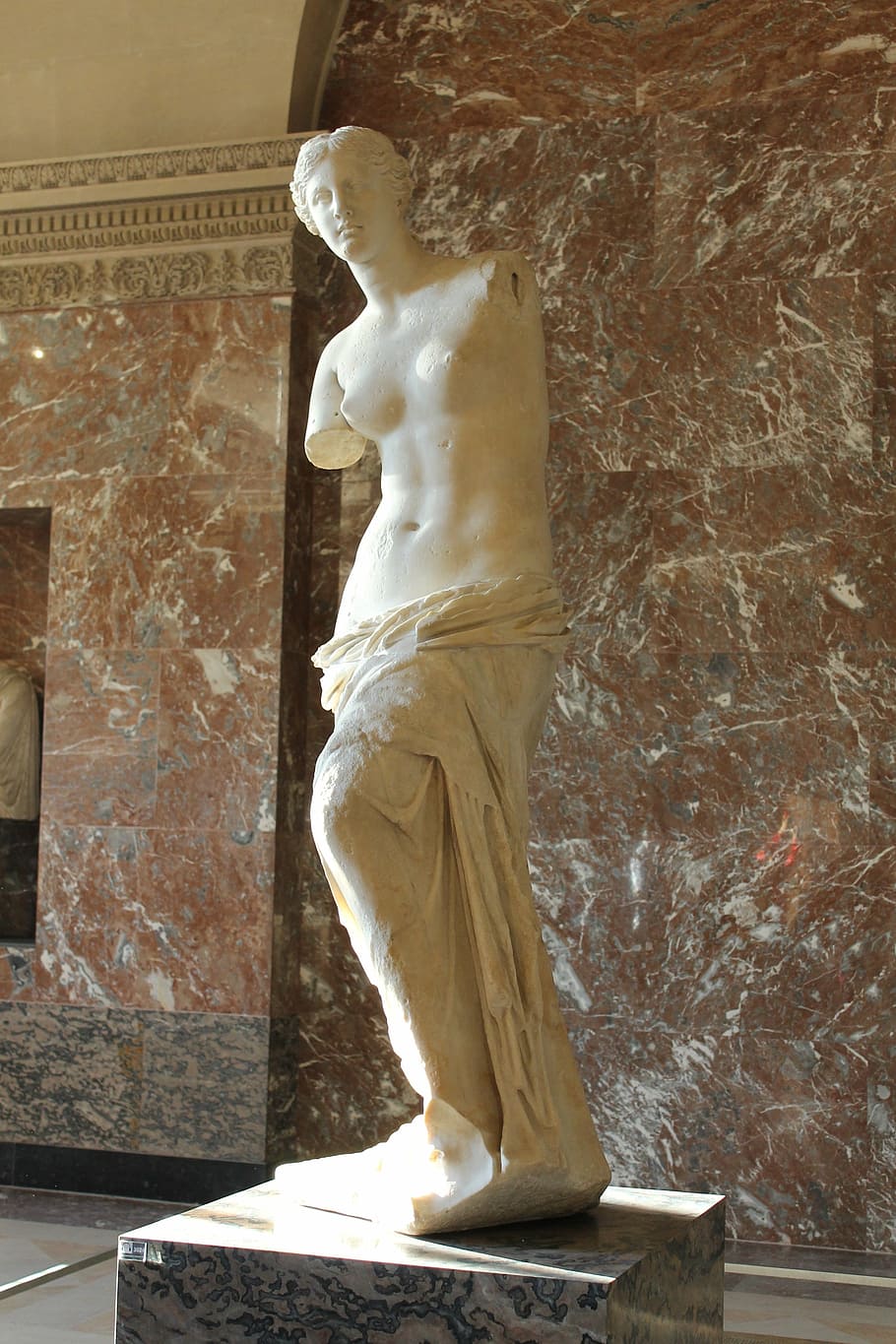 venus, statue, louvre, paris, sculpture, greek, culture, museum, HD wallpaper