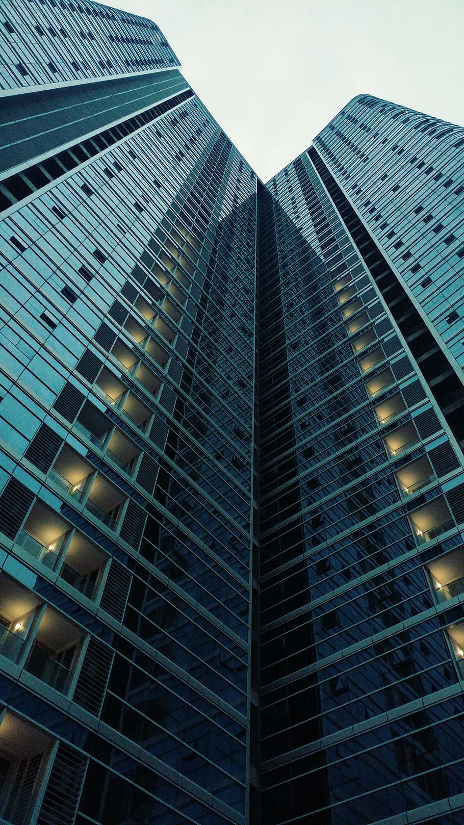 facade, glass, wall, building, tower, architectural, design HD wallpaper