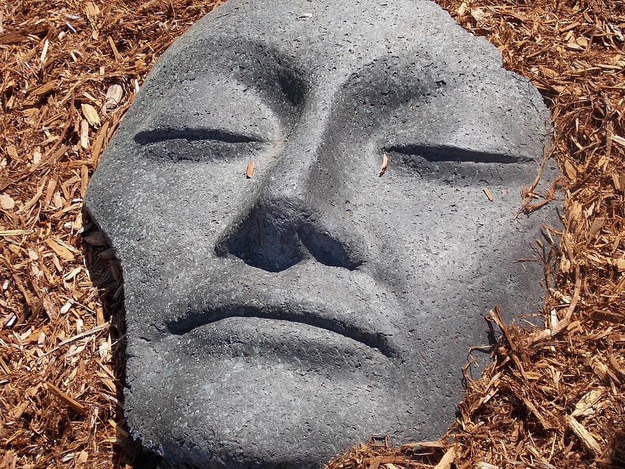 face, stone, sculpture, sleeping, statue, asia, human representation HD wallpaper