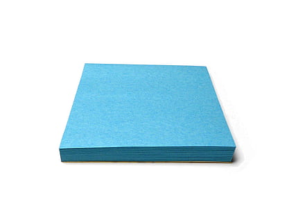 square teal postit notes, post-it, sticky, tab, paper, message HD wallpaper