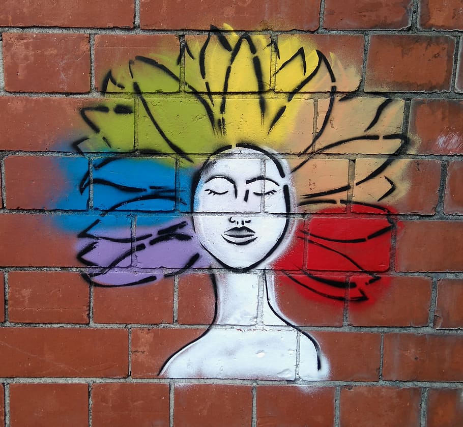graffity, colourful, texture, wall, street, outdoor, wall - building feature HD wallpaper