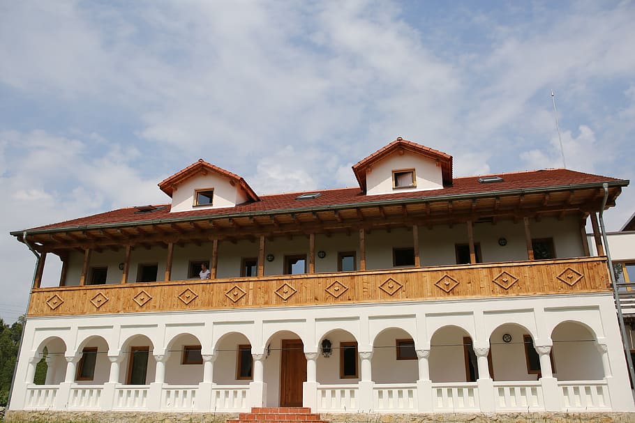 vatra, costesti, valcea, architecture, building exterior, sky HD wallpaper