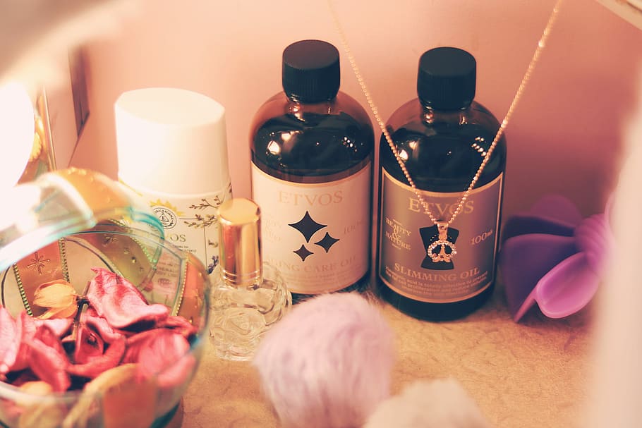 two Elvos bottles, beauty Product, no People, cultures, indoors HD wallpaper