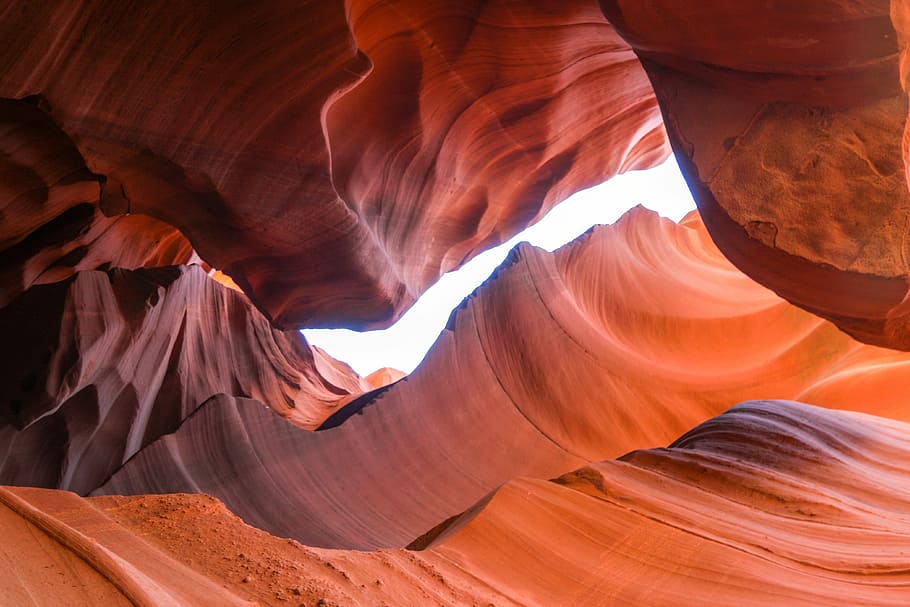 Grand Canyon Antellope, antelope canyon, texture, rock, usa, light HD wallpaper