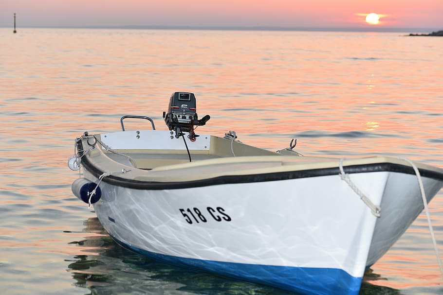 croatia, boot, water, nautical vessel, sea, mode of transportation HD wallpaper