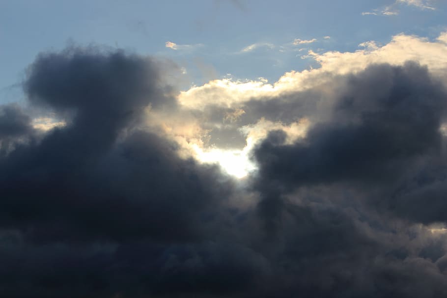 clouds, sky, dark clouds, front detail, cloud - sky, beauty in nature HD wallpaper