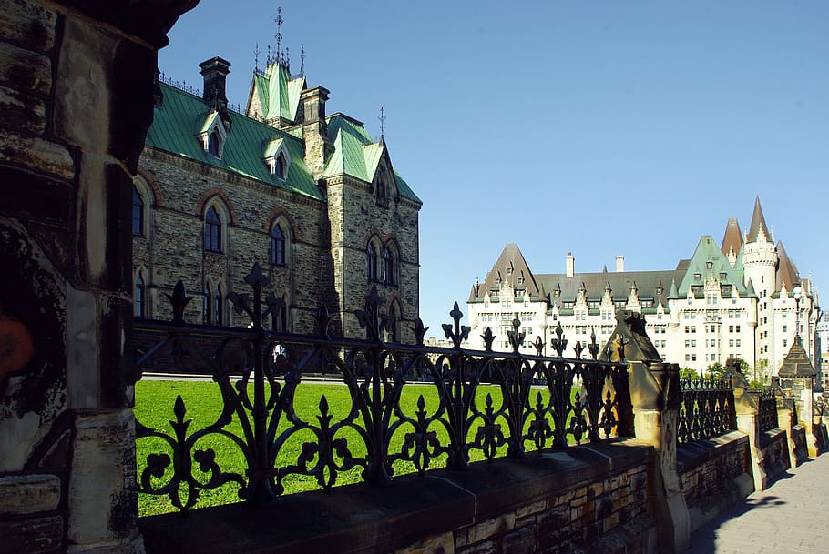 Canada, Ottawa, Grid, Laurier, Castle, monument, church, architecture HD wallpaper