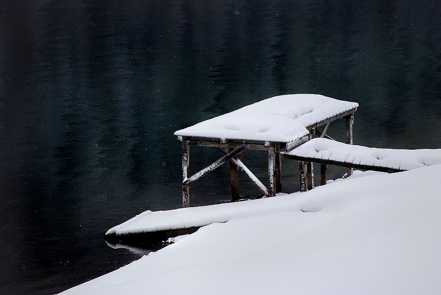 winter, snow, lake, web, landscape, cold, cold temperature HD wallpaper