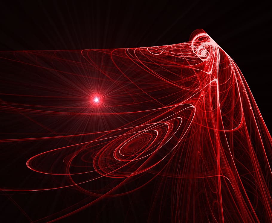 red laser lights illustration, Light Show, light effect, abstract HD wallpaper