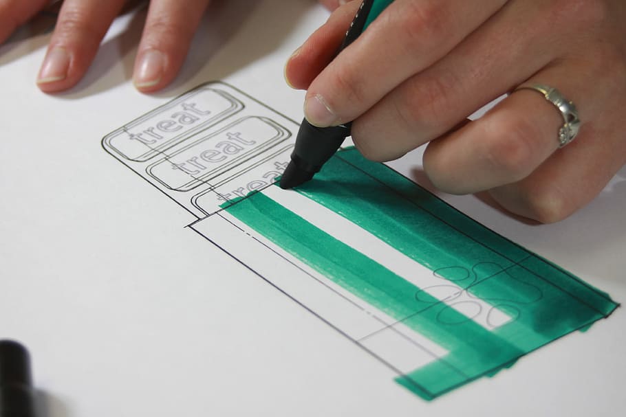 Drawing, Markers, Hands, Paper, business, concept, plan, pen HD wallpaper