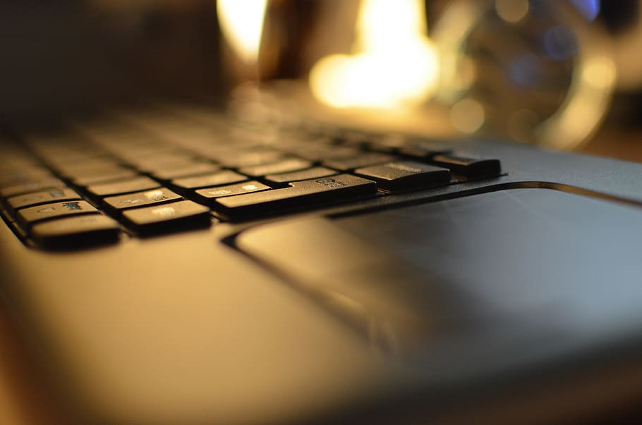 selective focus photography of computer keyboard, technology, HD wallpaper