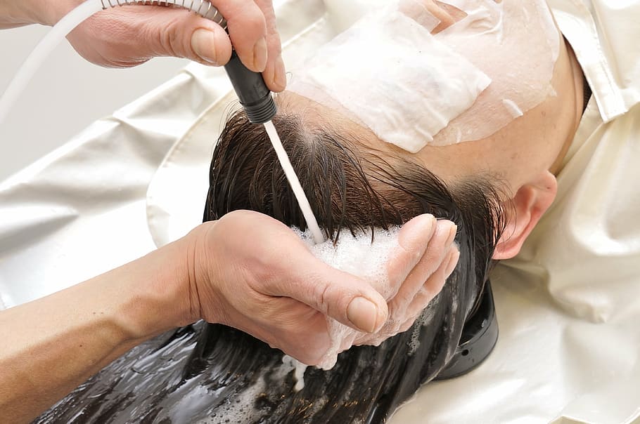head spa, este, scalp care, head massage, hairstyle, beautician, HD wallpaper