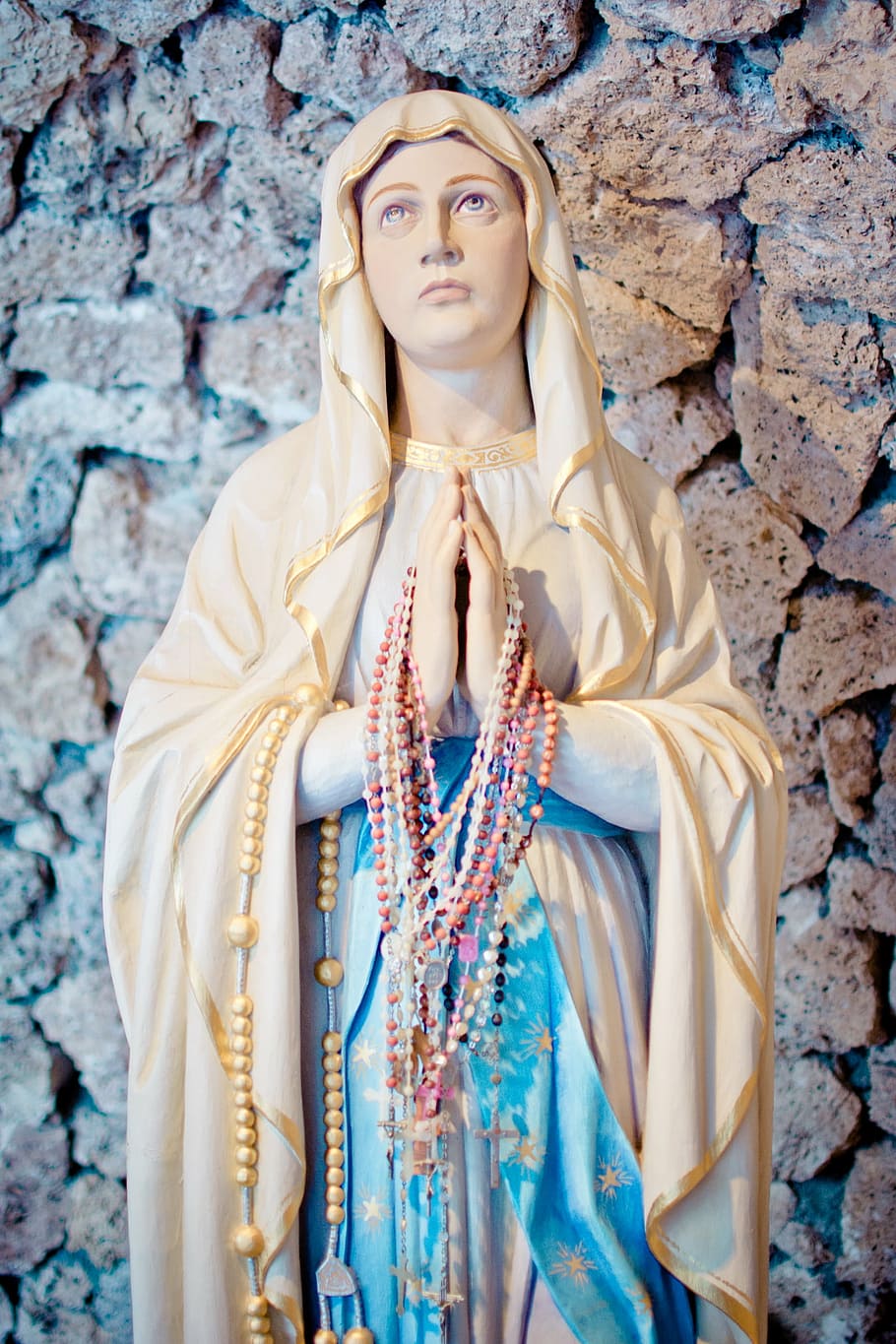 HD wallpaper: Virgin Mary statue, maria, holy, mother, madonna, figure,  faith | Wallpaper Flare