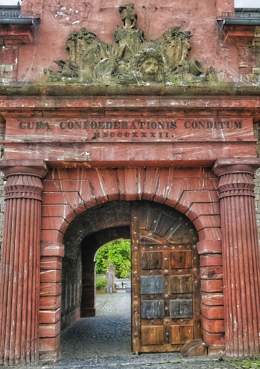 Goal, Historically, Input, Passage, portal, castle, old, building HD wallpaper