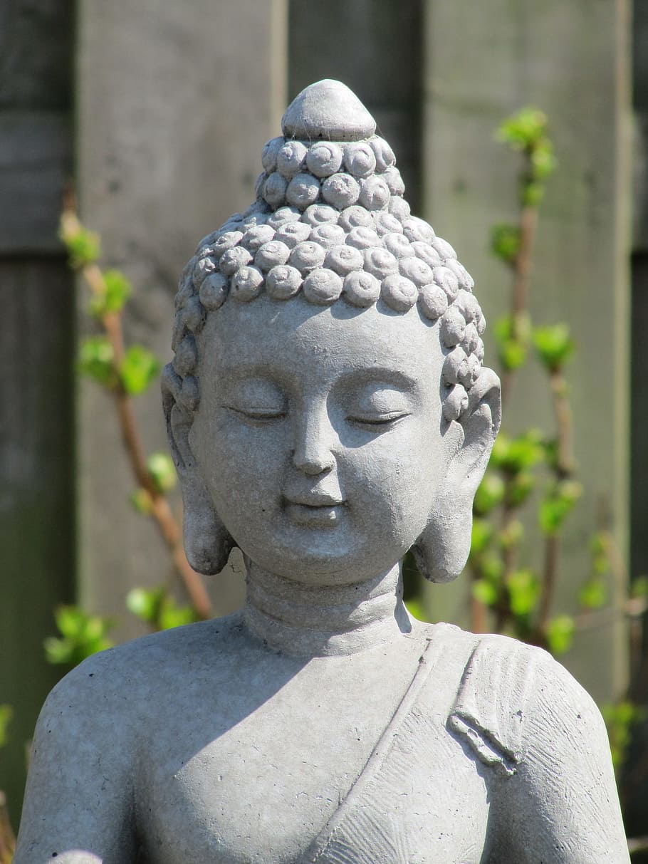 Mudra figurine, buddha, meditation, zen, peace, asia, china, thai, HD wallpaper