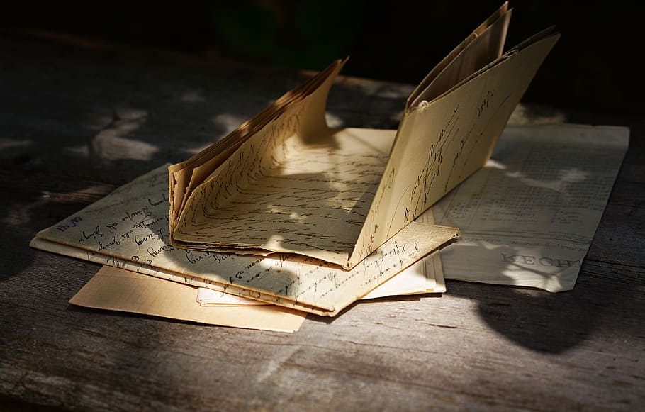yellow ruled paper, letters, handwriting, font, old, antique HD wallpaper