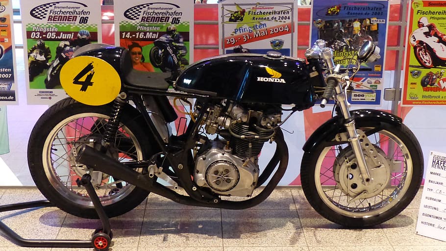 exhibition, fair, motorcycle, oldtimer, old motorcycle, transportation HD wallpaper
