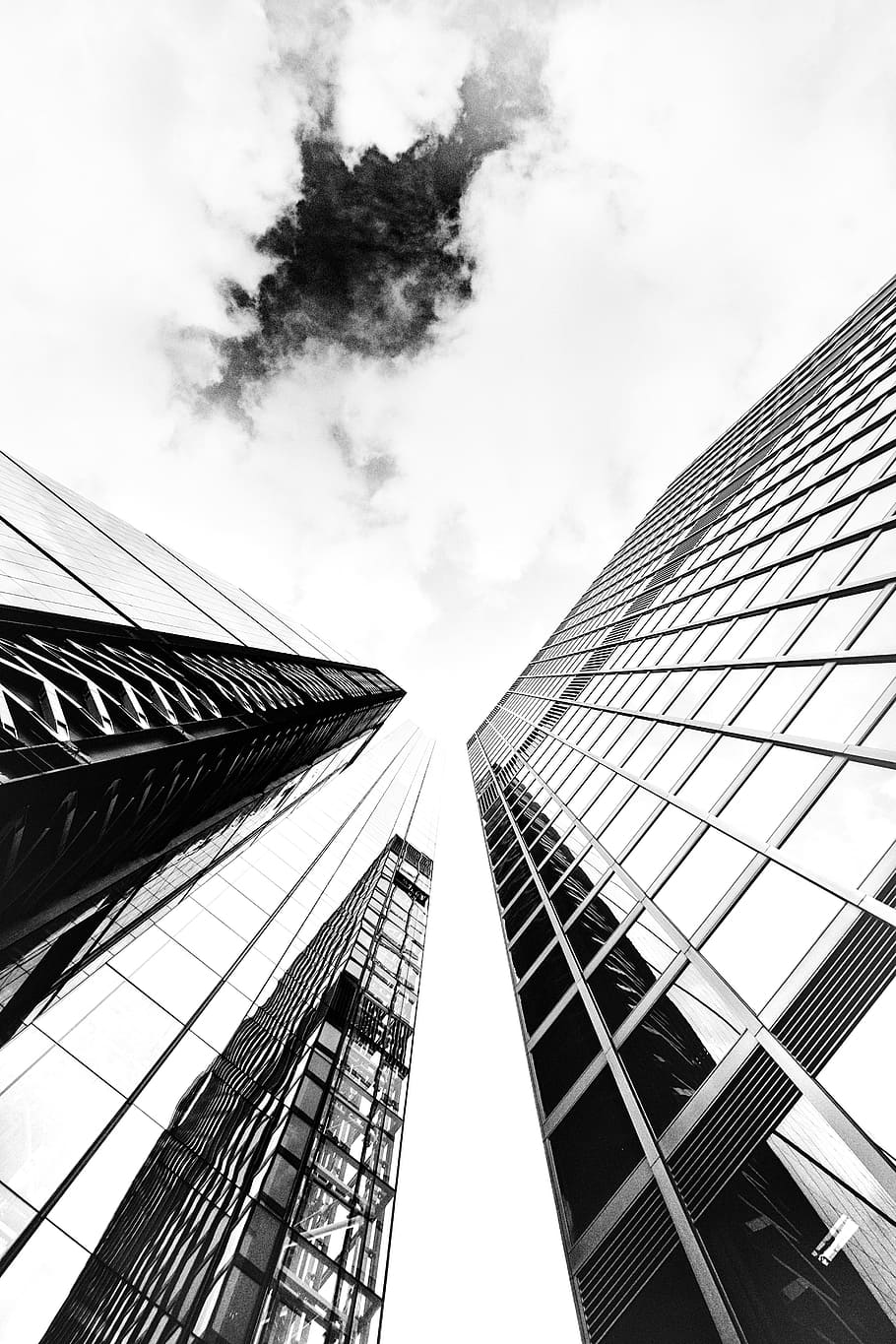 buildings, architecture, windows, reflection, office, corporate HD wallpaper