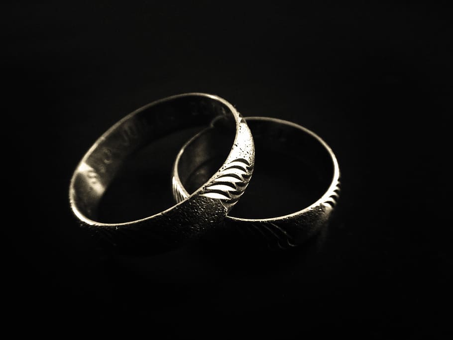rings, marriage, silver, commitment, wedding, grooms, romance HD wallpaper