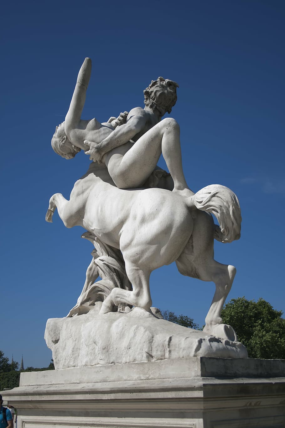 statue, centaur, paris, sculpture, representation, art and craft HD wallpaper