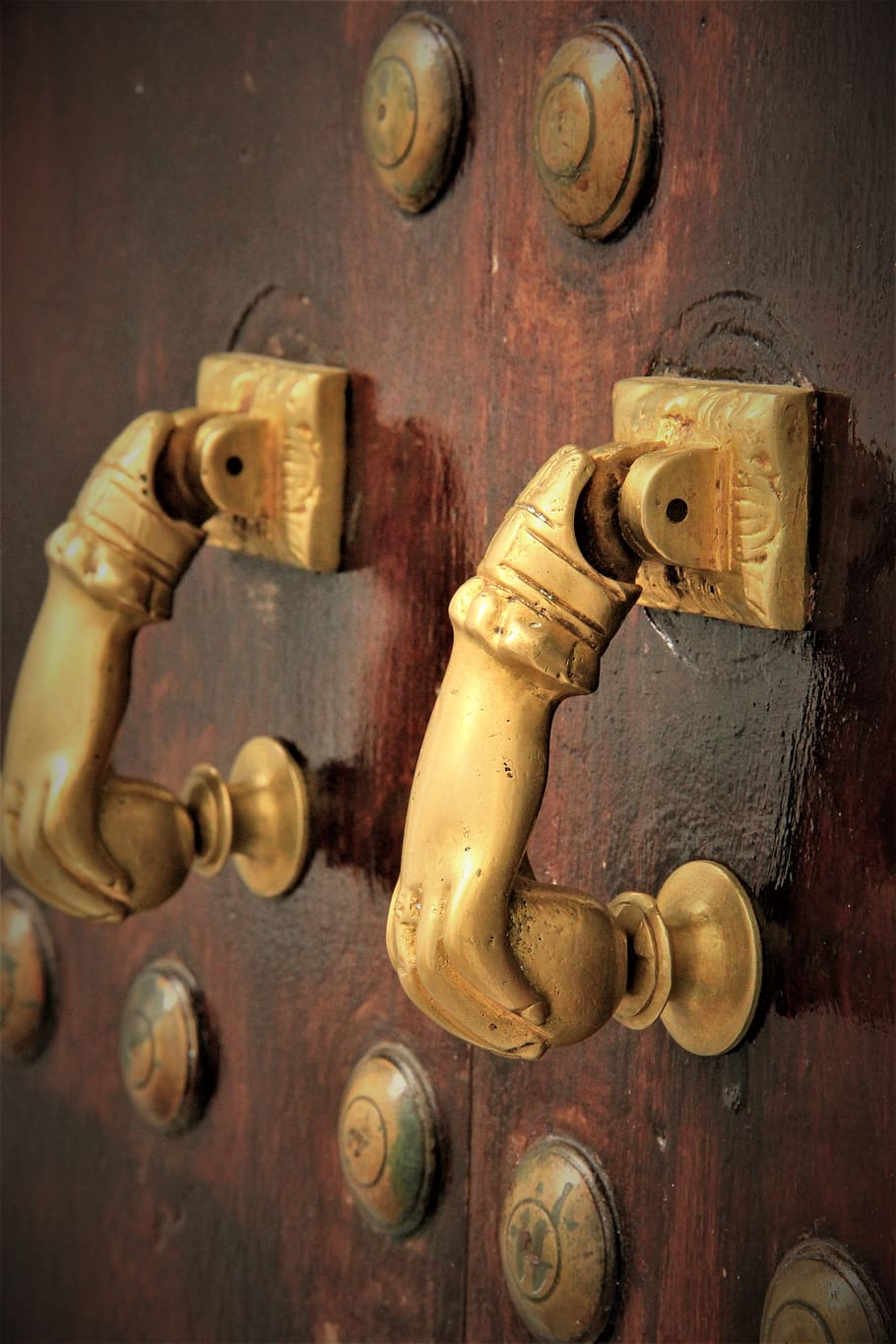 old, historical, old door, wood - material, entrance, metal HD wallpaper