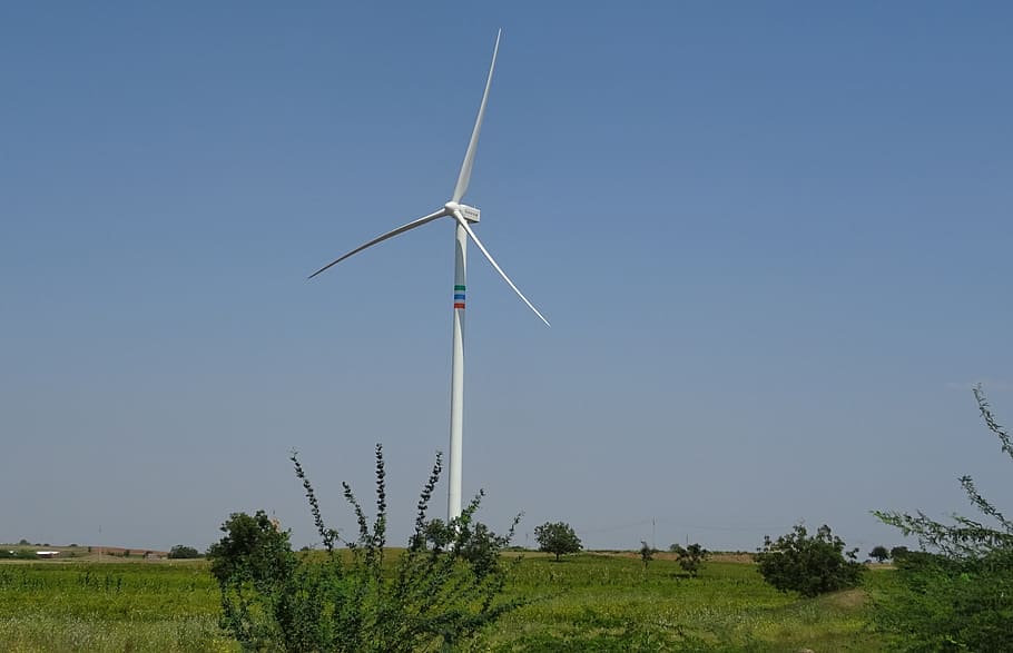 wind, turbine, wind power, generator, environmentally friendly HD wallpaper