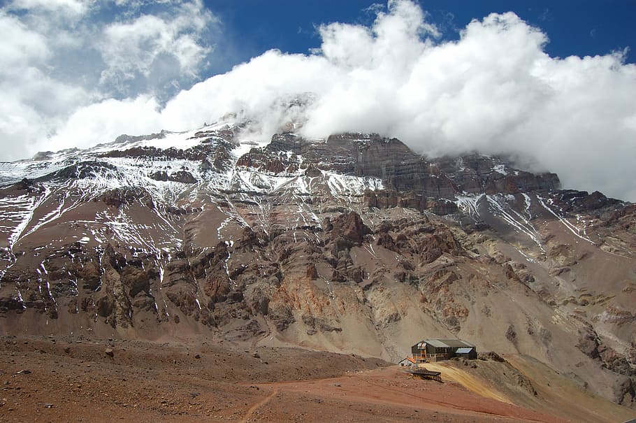 Mountain, Glacier, Glacier, Ice, mountaineering, trekking, argentina HD wallpaper