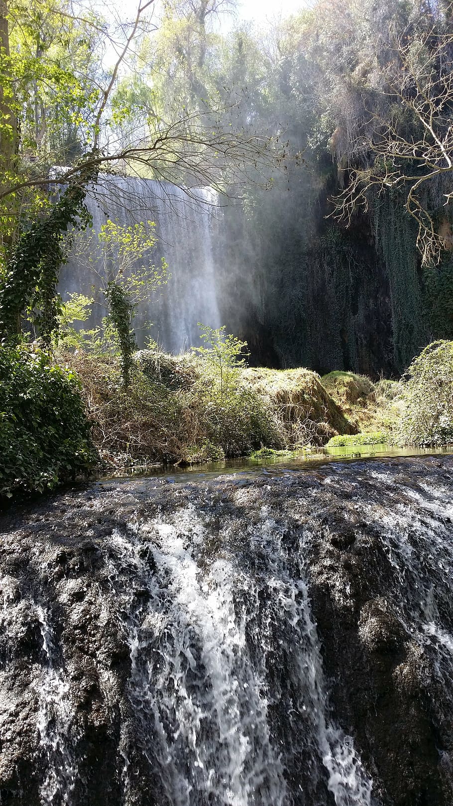 river, waterfalls, beauty in nature, scenics - nature, tree HD wallpaper