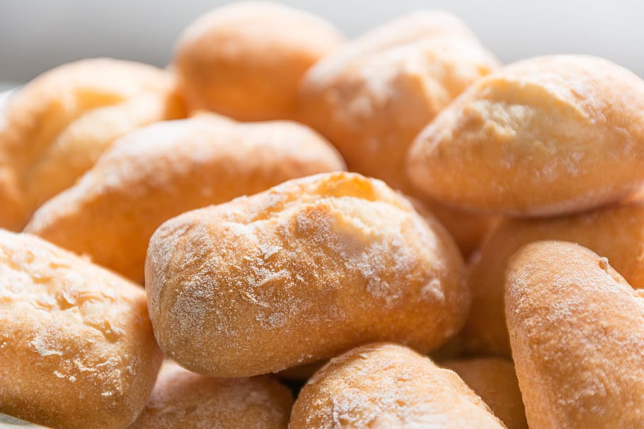 bunch of pastries, bread, sandwiches, gluten, food and drink HD wallpaper
