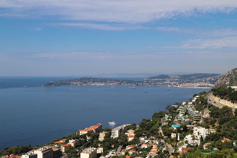 the french riviera, france, the south of france, monaco, lake, HD wallpaper