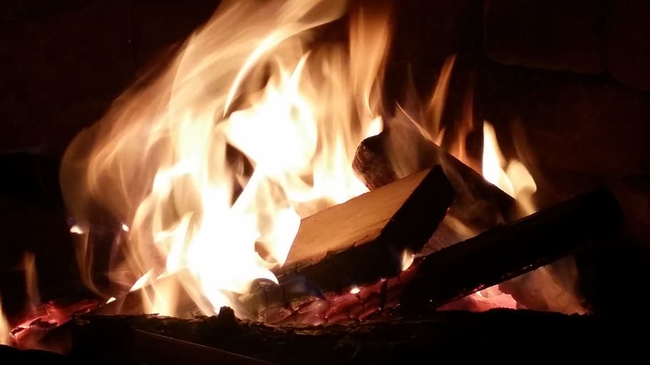 fire, bonfire, firepit, burning, flame, fire - natural phenomenon HD wallpaper