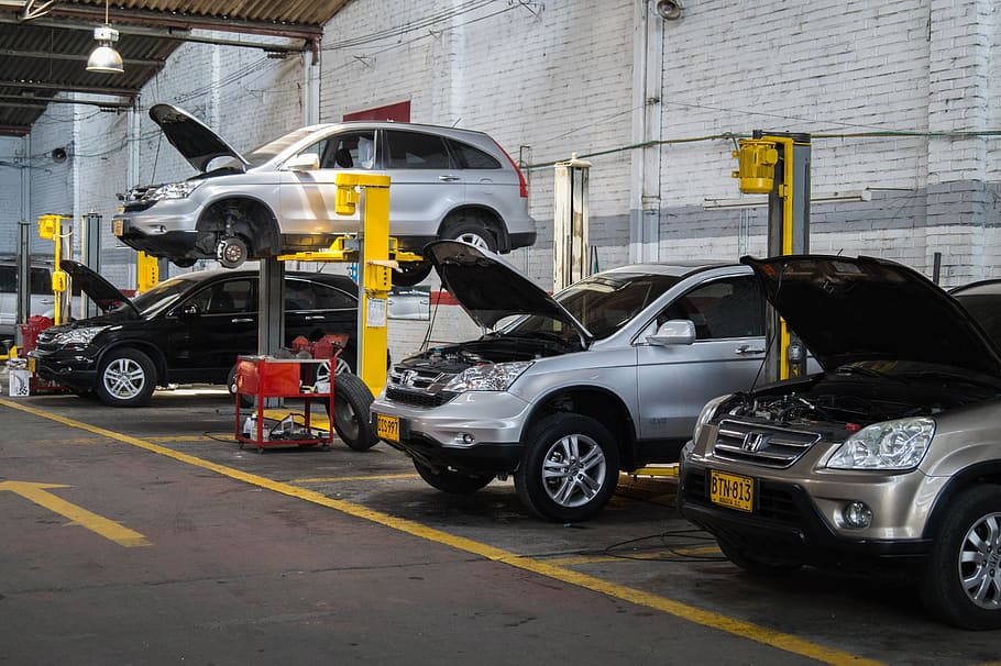 Workshop, Vehicles, Maintenance, car, street, new York City HD wallpaper