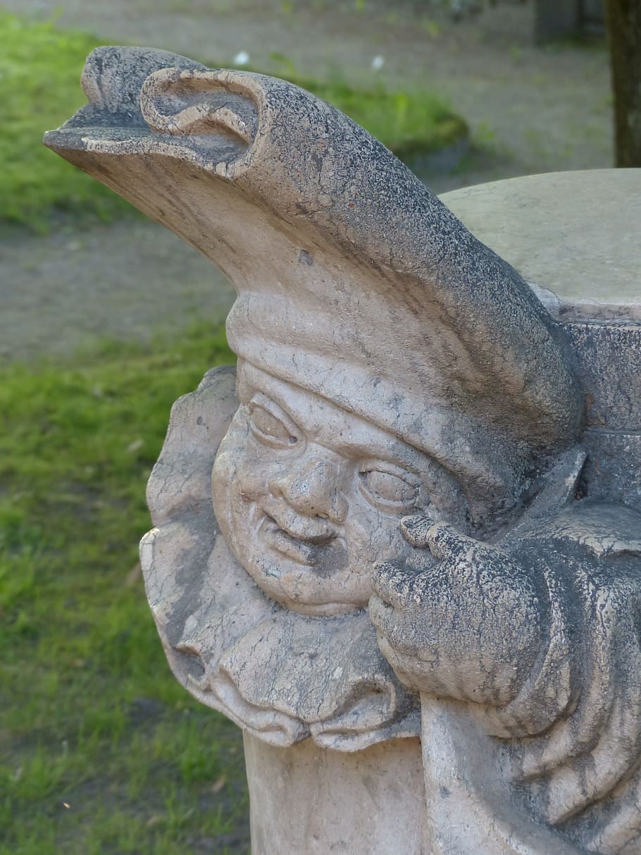 Dwarf, Gnome, Figure, Sculpture, Globe, zwergelgarten, mirabell gardens HD wallpaper