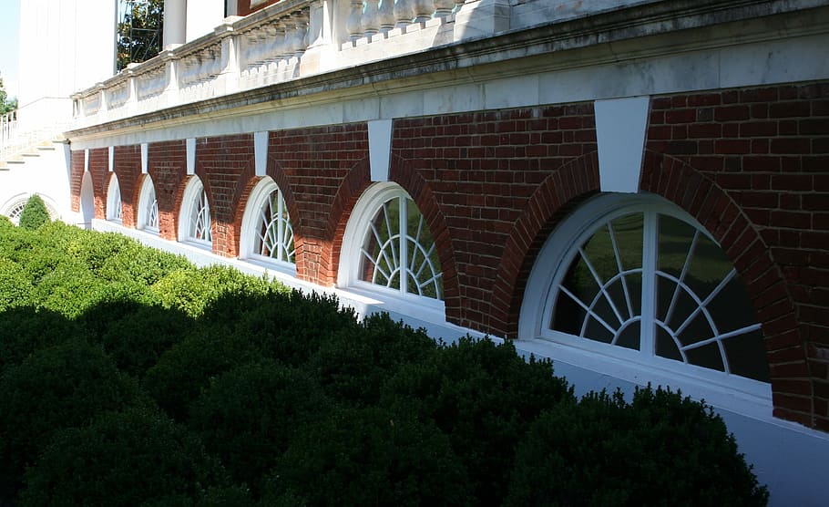 Windows, Arched, Sidelights, building, exterior, wall, building exterior HD wallpaper