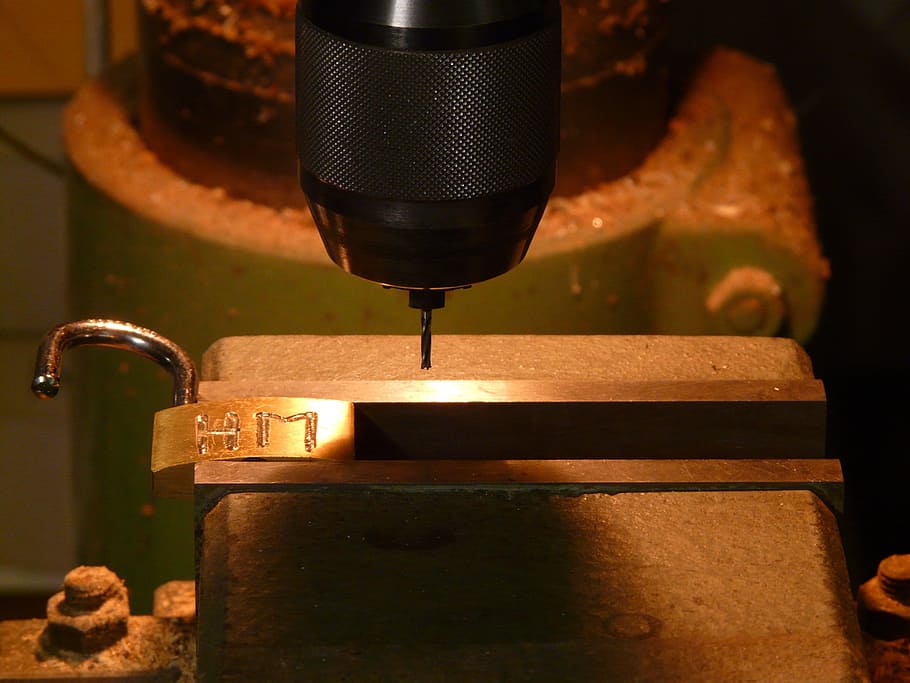 Milling Machine, Drilling, metal, engraving, workshop, tool HD wallpaper