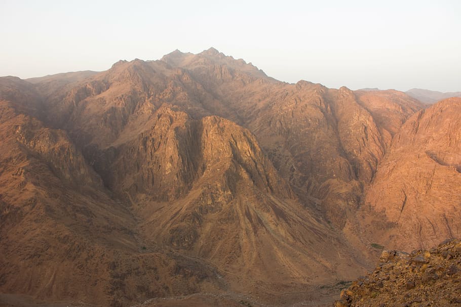 mountains, dawn, rocks, scenics - nature, environment, landscape HD wallpaper