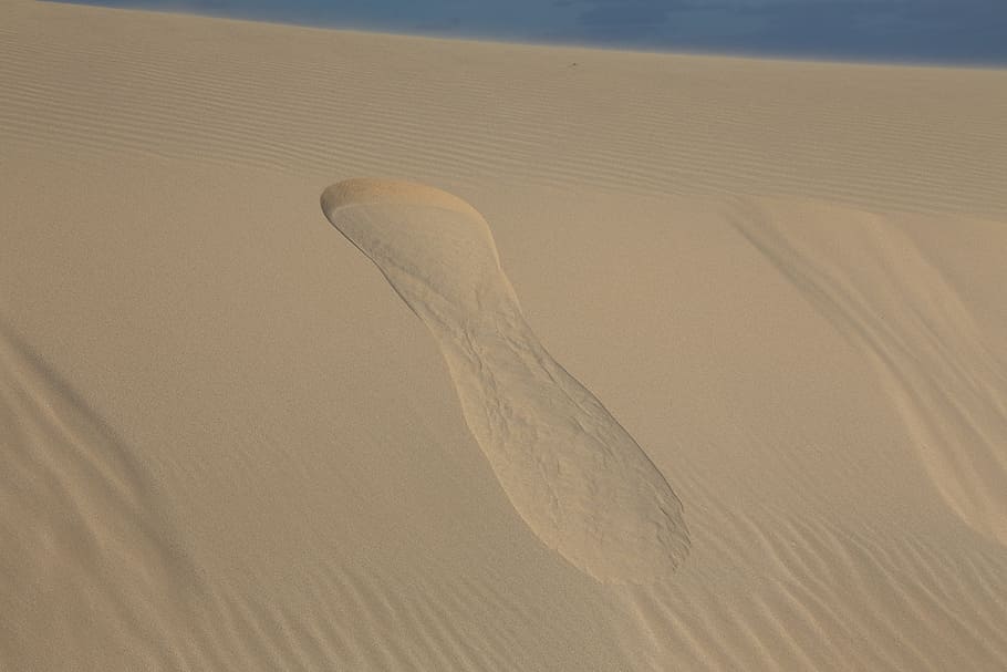 Sand, Desert, Desert, Sand, Sand Dune, nature, footprint, outdoors HD wallpaper