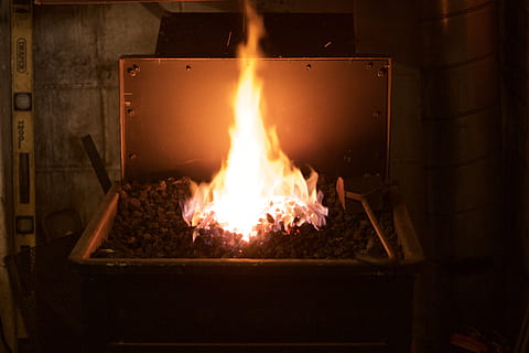 forge, iron, meta, metal, forging, steel, blacksmith, old, work HD wallpaper